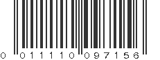 UPC 011110097156