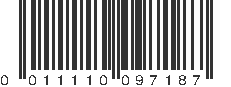 UPC 011110097187