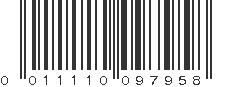 UPC 011110097958