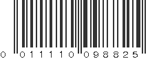 UPC 011110098825