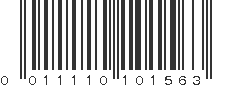 UPC 011110101563