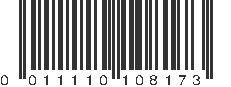 UPC 011110108173