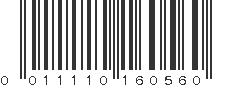 UPC 011110160560