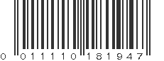 UPC 011110181947