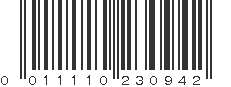 UPC 011110230942