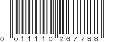 UPC 011110267788