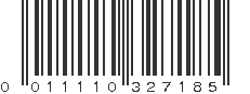 UPC 011110327185