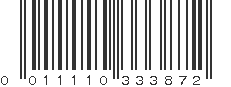 UPC 011110333872