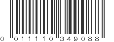 UPC 011110349088