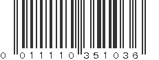 UPC 011110351036