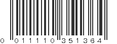 UPC 011110351364