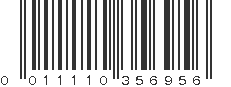 UPC 011110356956