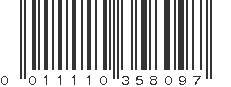 UPC 011110358097