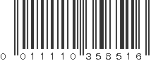 UPC 011110358516