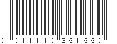 UPC 011110361660