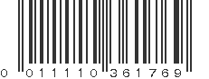 UPC 011110361769