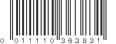 UPC 011110363831