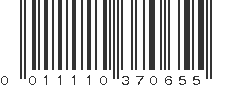 UPC 011110370655