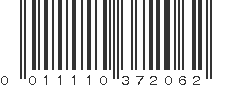 UPC 011110372062