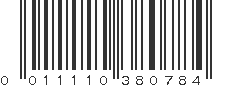 UPC 011110380784