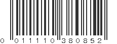 UPC 011110380852