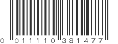 UPC 011110381477