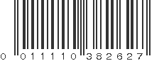 UPC 011110382627