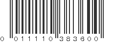 UPC 011110383600