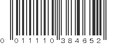 UPC 011110384652