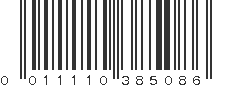 UPC 011110385086