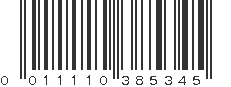 UPC 011110385345