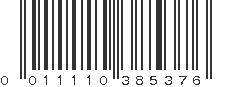 UPC 011110385376