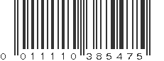 UPC 011110385475