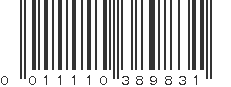 UPC 011110389831