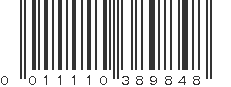 UPC 011110389848