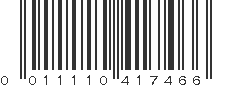 UPC 011110417466