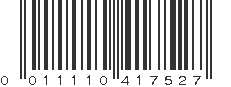 UPC 011110417527