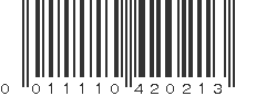 UPC 011110420213