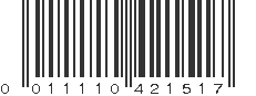 UPC 011110421517