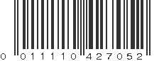 UPC 011110427052