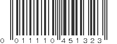 UPC 011110451323