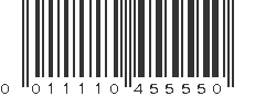 UPC 011110455550