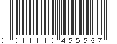 UPC 011110455567