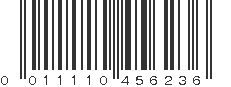 UPC 011110456236