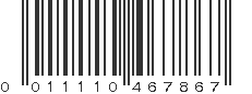 UPC 011110467867