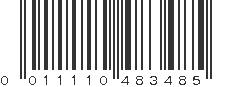 UPC 011110483485