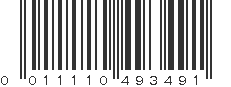 UPC 011110493491