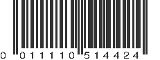 UPC 011110514424