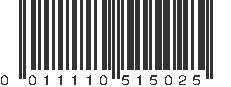 UPC 011110515025