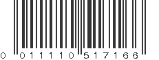 UPC 011110517166